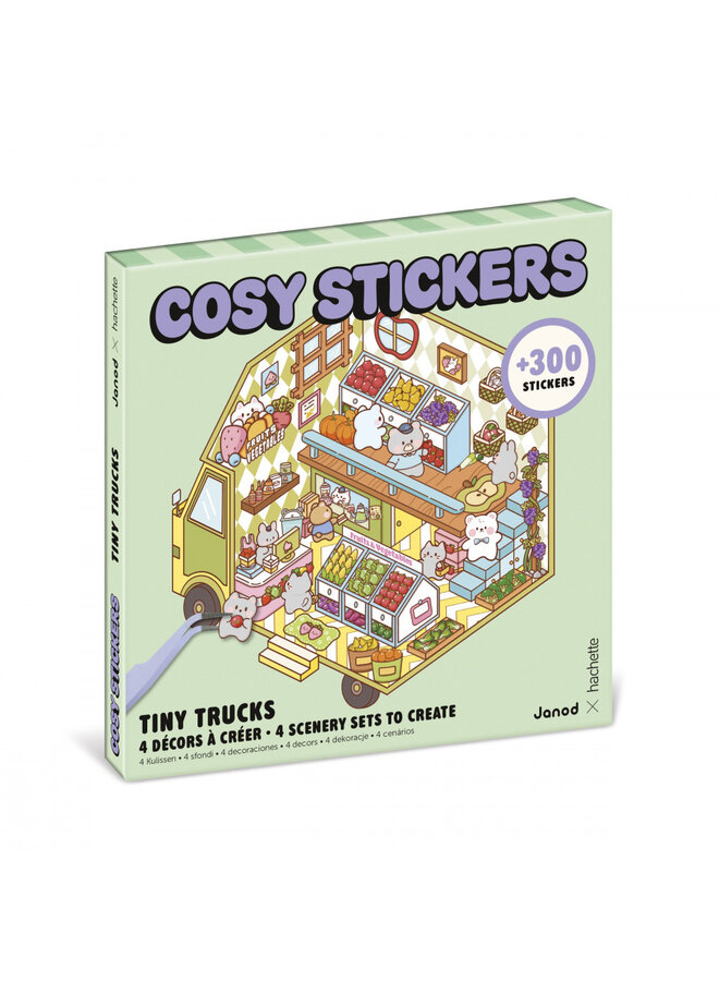 Cosy stickers - Tiny trucks