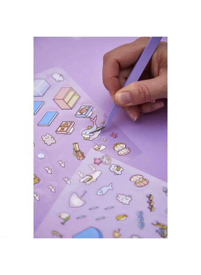 Janod - Cosy stickers - Tiny trucks