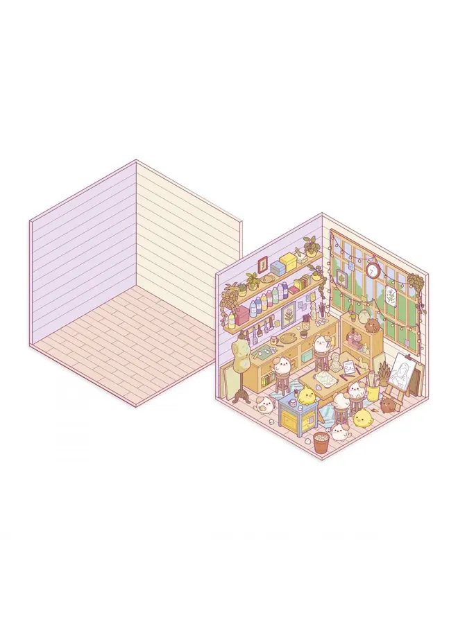 Janod - Cosy stickers - Lovely home