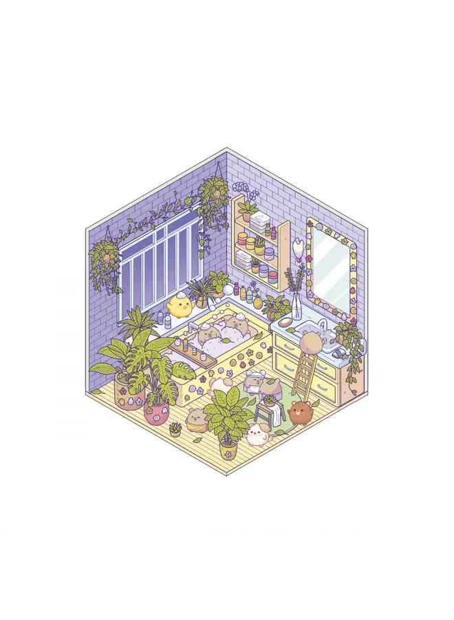 Janod - Cosy stickers - Lovely home