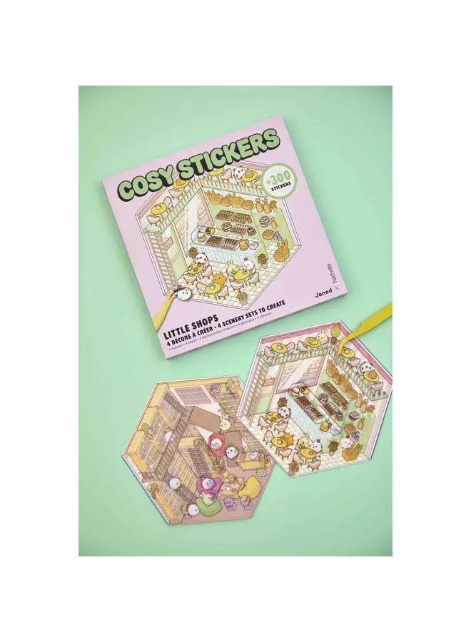 Janod - Cosy stickers - Little shops