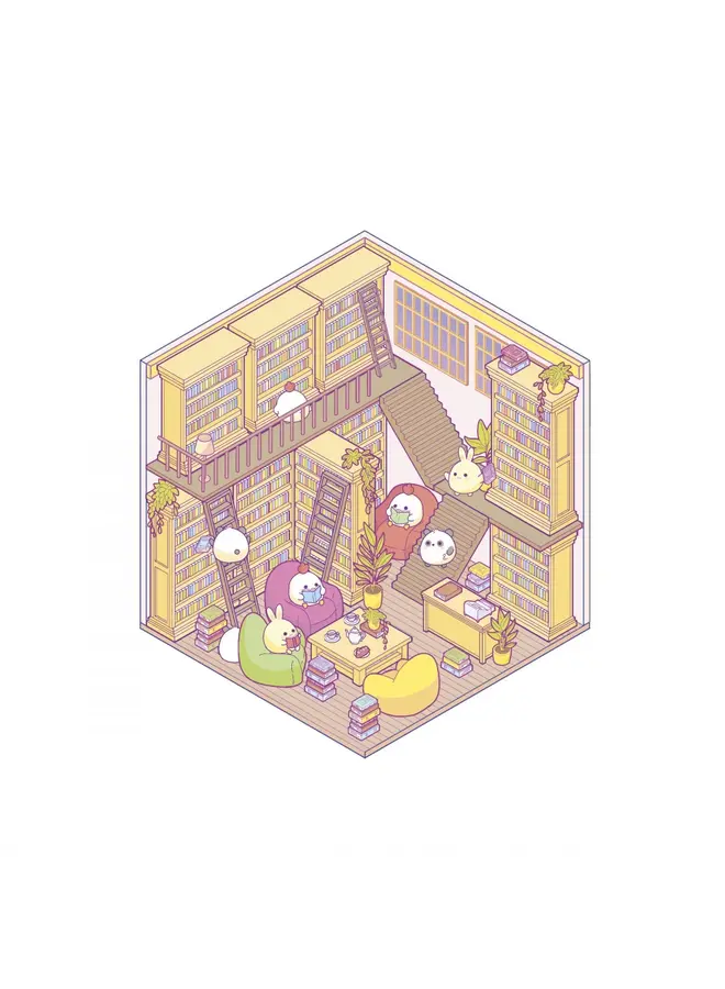 Janod - Cosy stickers - Little shops