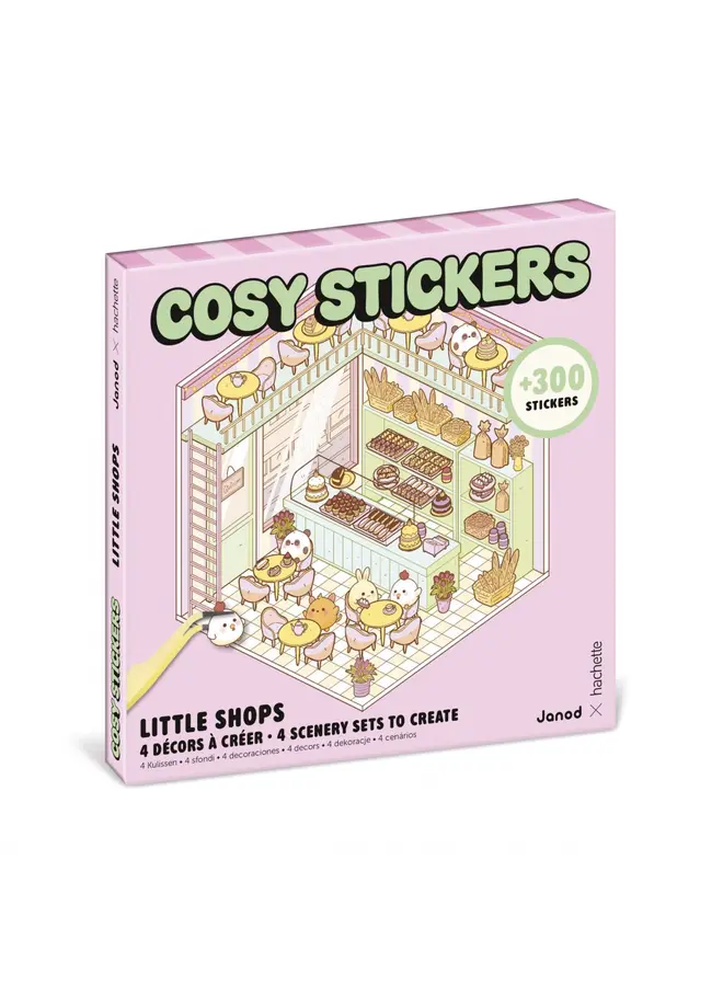 Cosy stickers - Little shops