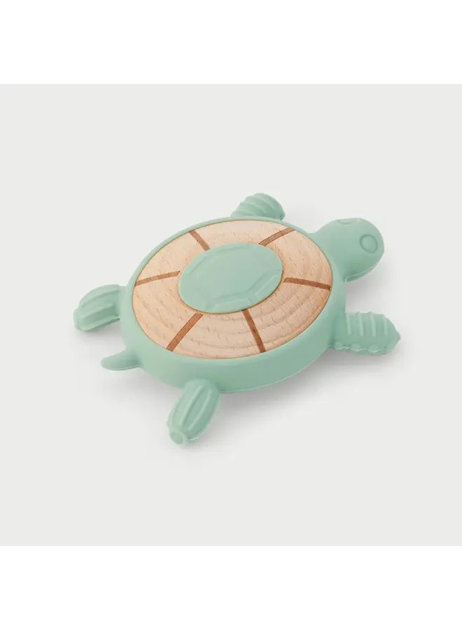 SiliSoft schildpad bijtspeelgoed - Neutrale kleuren