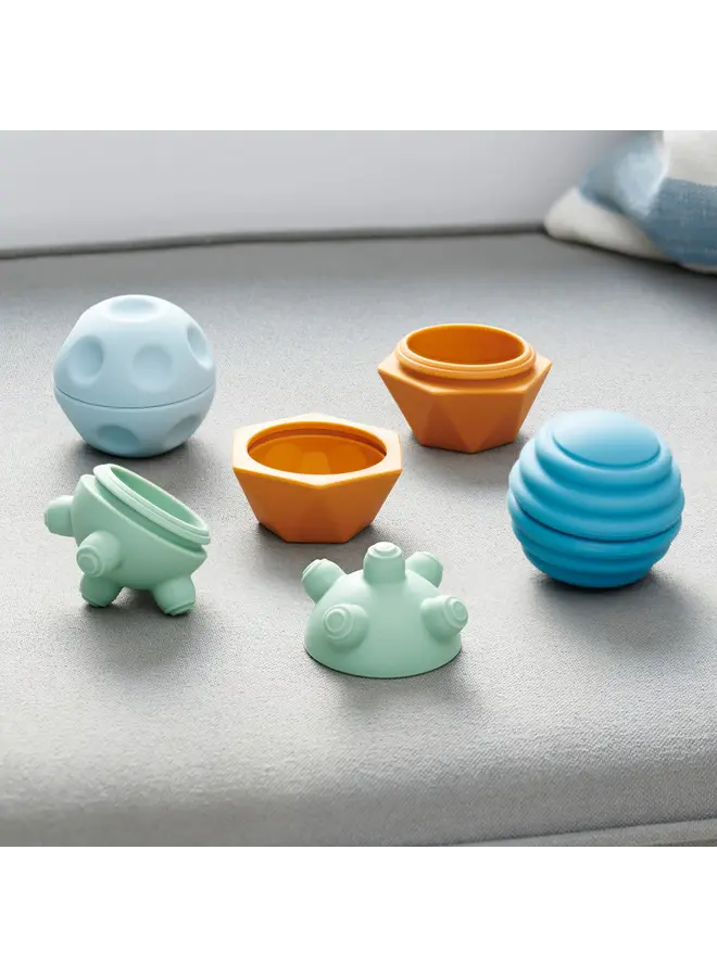 Tickit - SiliSoft sensorische ballen - Neutrale kleuren