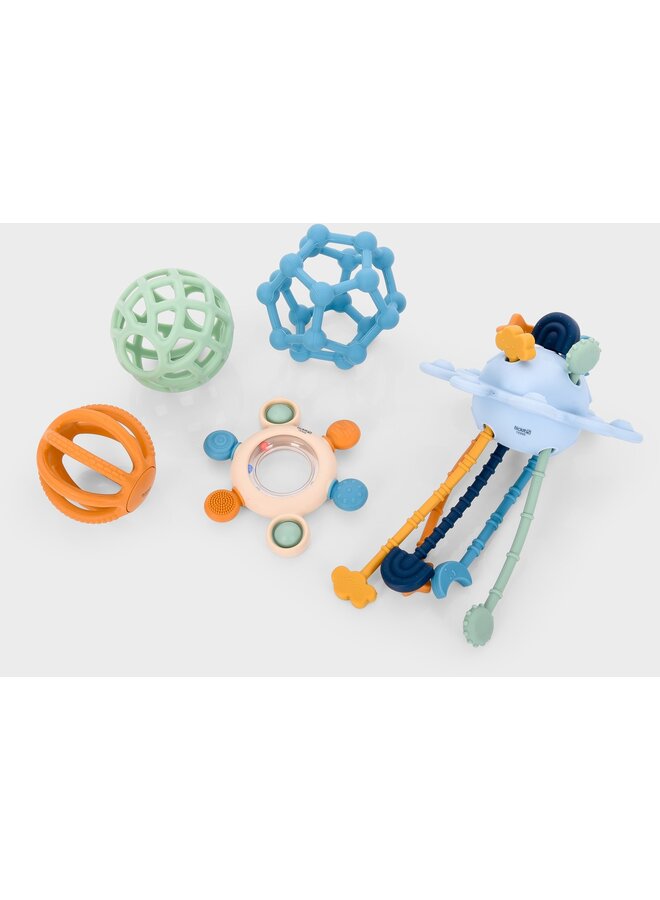 Tickit - SiliSoft sensorische set - Neutrale tinten
