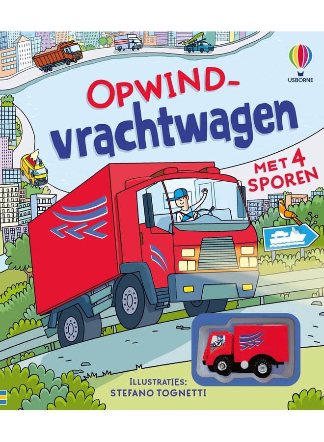 Opwind-graafmachine (kartonboekje)