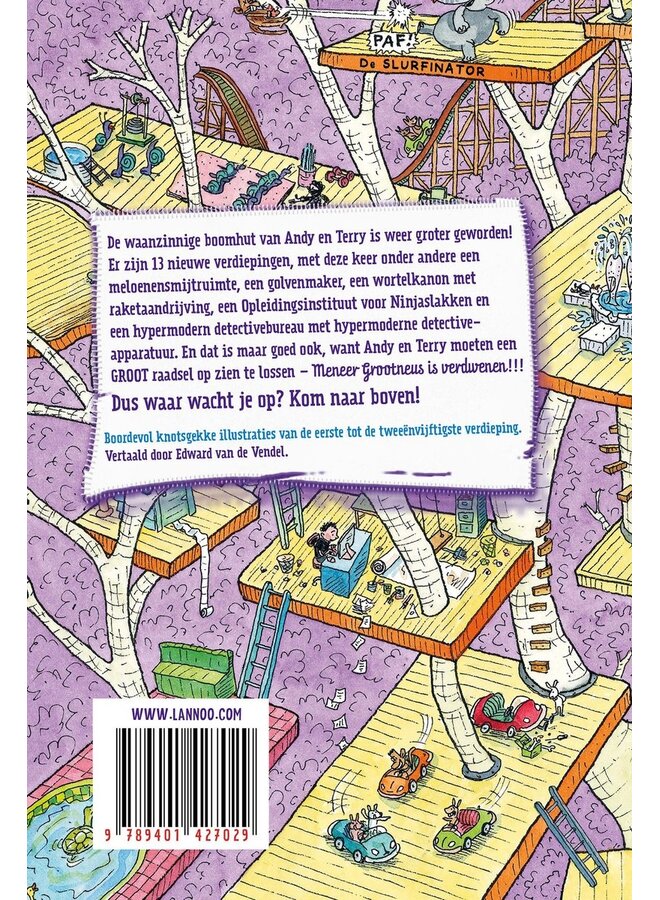 Uitgeverij Lannoo - De waanzinnige boomhut van 52 verdiepingen