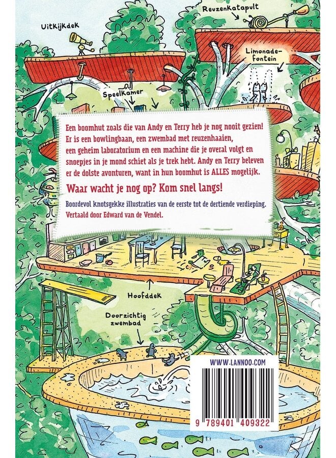Uitgeverij Lannoo - De waanzinnige boomhut van 13 verdiepingen