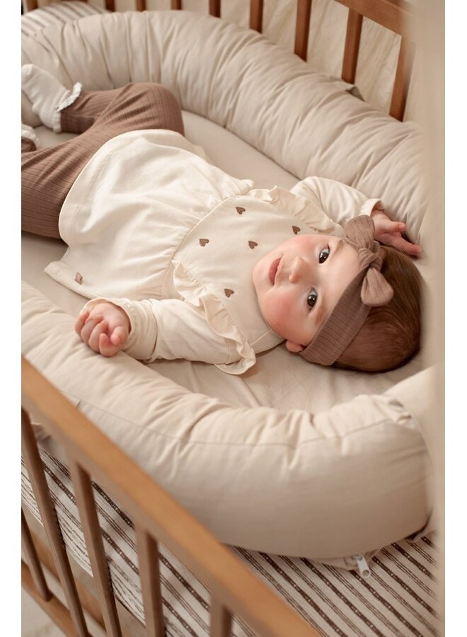 Feetje - Legging rib - My little love - Taupe
