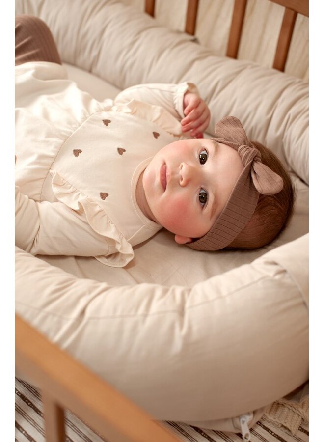 Feetje - Legging rib - My little love - Taupe