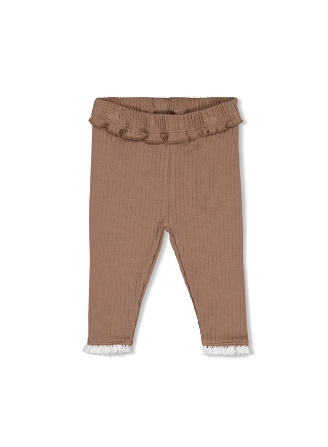 Legging rib - My little love - Taupe