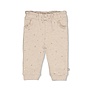 Feetje - Broek AOP - My little love - Taupe melange