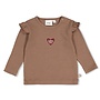 Feetje - Longsleeve rib - My little love - Taupe