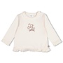Feetje - Longsleeve ruches - My little love - Offwhite