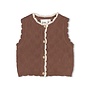 Feetje - Gilet gebreid - My little love - Taupe