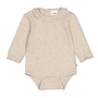 Feetje - Romper AOP - My little love - Taupe melange
