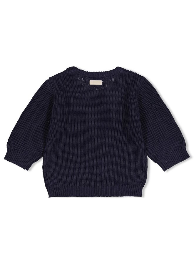 Feetje - Sweater gebreid - Built for fun - Marine