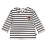 Feetje - Longsleeve streep wafelstructuur - Built for fun - Marine
