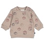 Feetje - Sweater AOP - Built for fun - Taupe melange