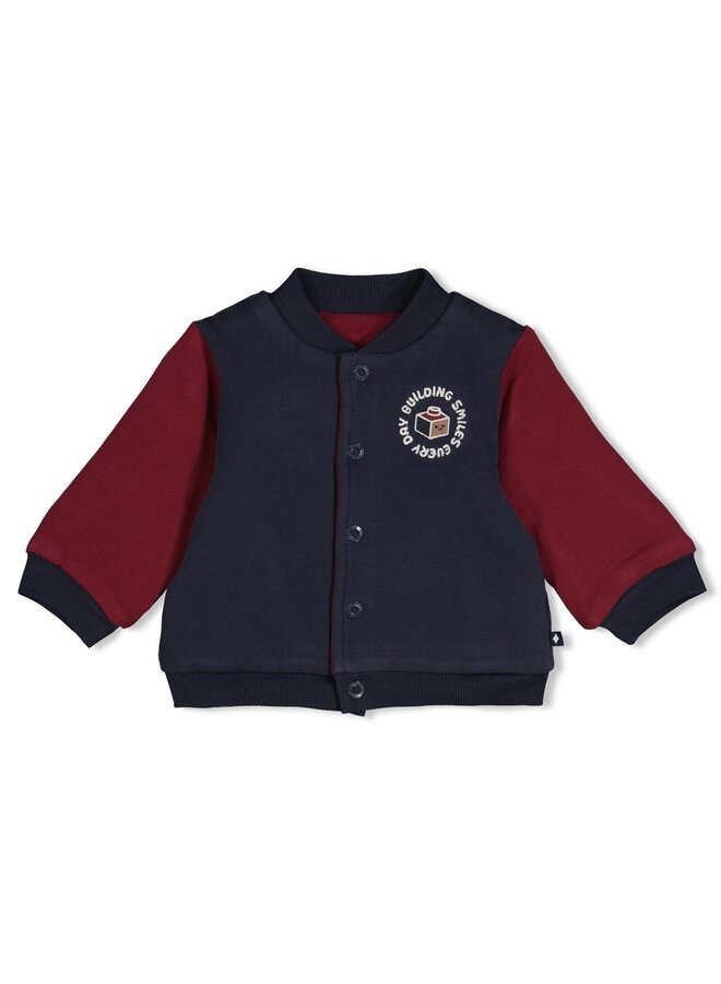 Feetje - Omkeerbaar bomberjack - Built for fun - Bordeaux
