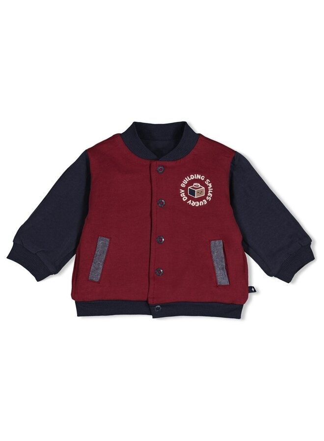 Omkeerbaar bomberjack - Built for fun - Bordeaux