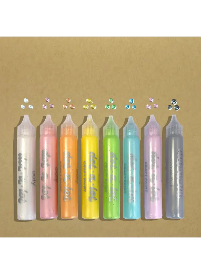 Ooly - Dot-a-lot - Dimensional craft paints - Pearlescent
