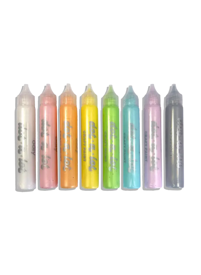 Ooly - Dot-a-lot - Dimensional craft paints - Pearlescent