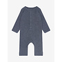 Romper ls melange rib - Vintage indigo melange