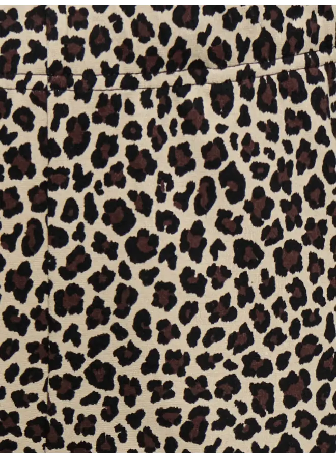 Kids Only - Vida pop wide pant - Black leo/Brack en panel