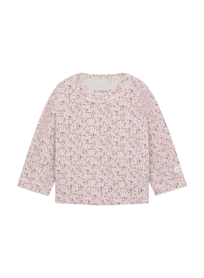 Fixoni - T-shirt ls - Pale lilac