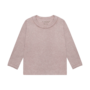 Fixoni - T-shirt ls melange rib - Pale mauve melange