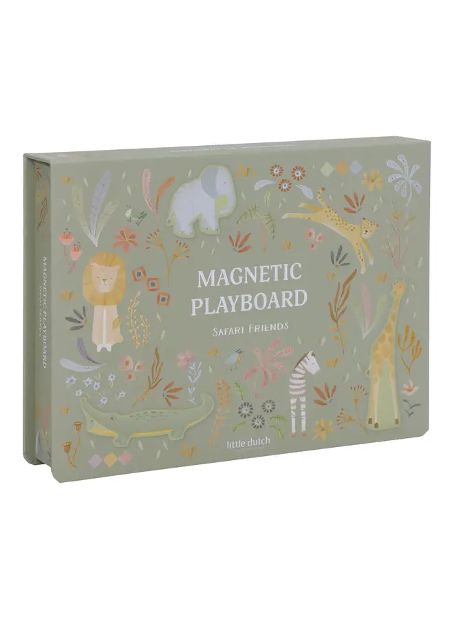 Little Dutch - Magnetisch speelbord - Safari friends