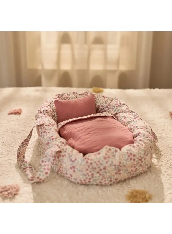 Little Dutch - Poppenreiswieg - Roze
