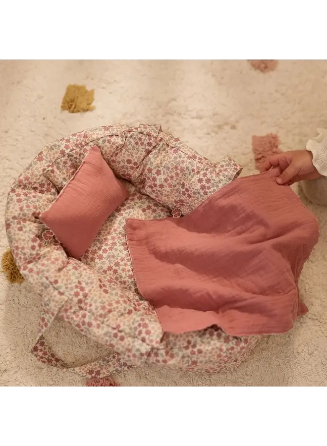 Little Dutch - Poppenreiswieg - Roze