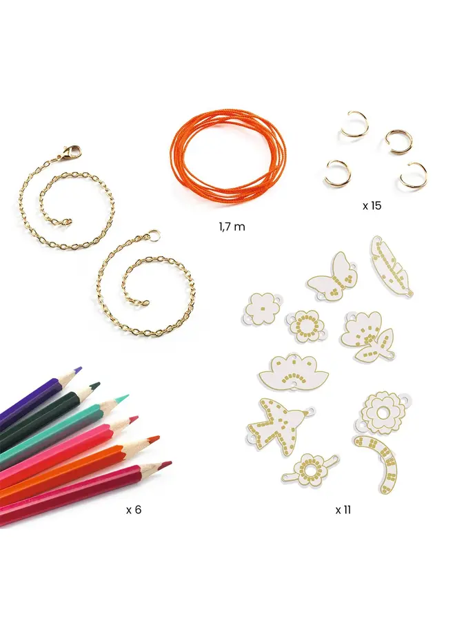 Djeco - Sieradenset - Veer en lotus - DJ79001