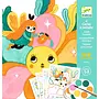 Djeco - Kaarten verven - Sprookjesachtige tuin - DJ09996