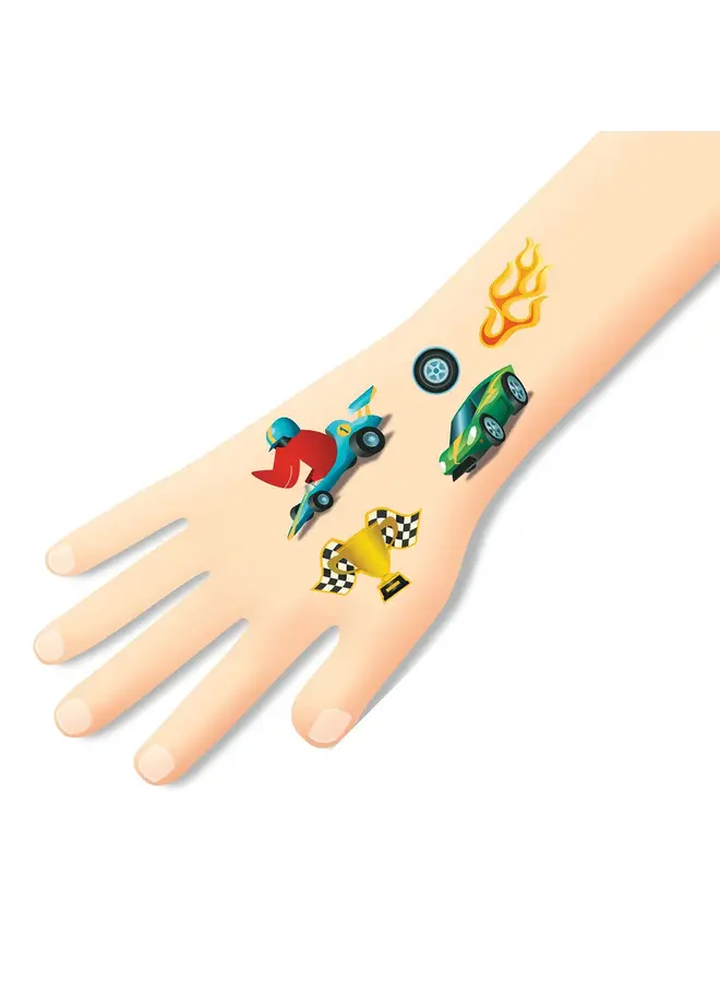 Djeco - Tattoos - Race auto's - DJ09916