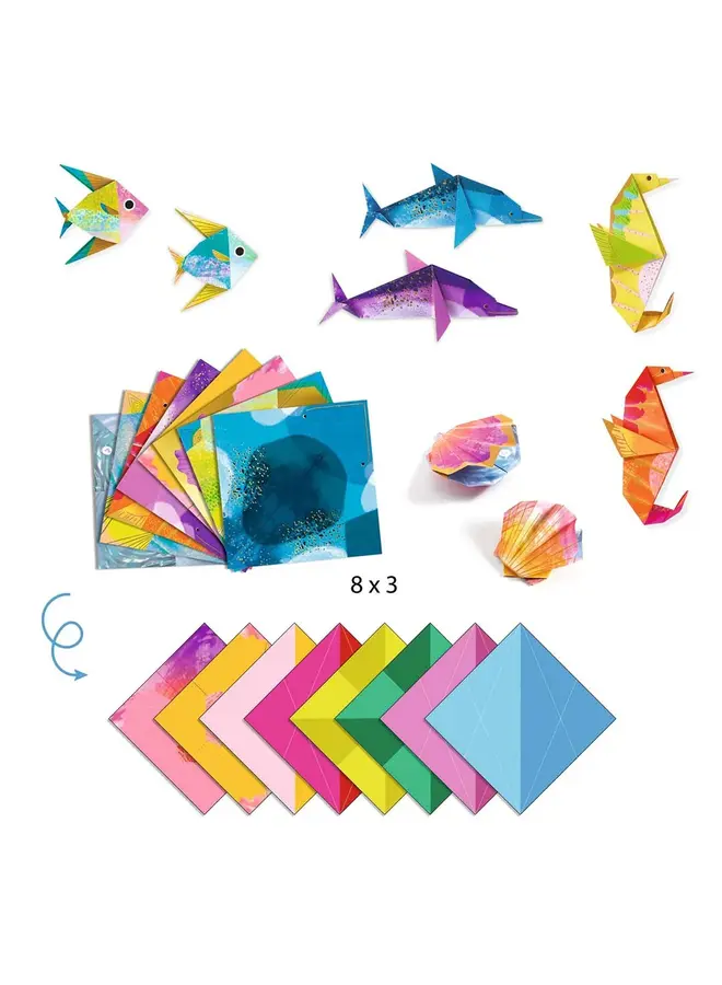 Djeco - Origami - Zeedieren - DJ08755