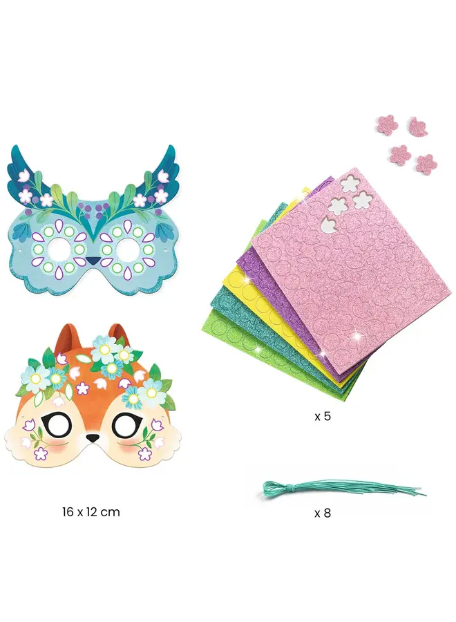 Djeco - Maskers - Bosdieren - DJ07936