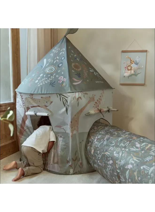 Little Dutch - Tent met kruiptunnel - Safari friends