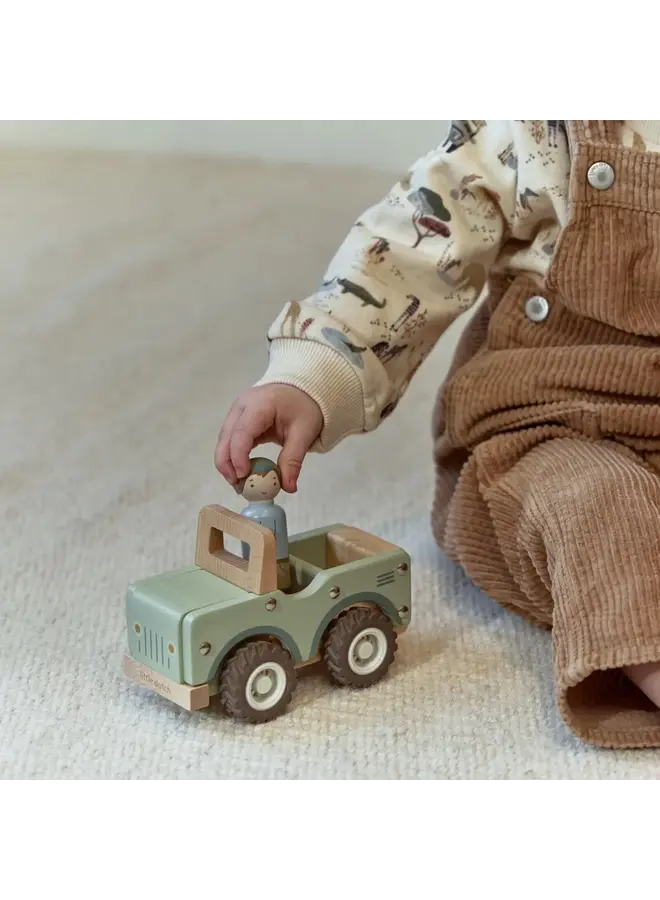 Little Dutch - Houten safari auto - Safari friends