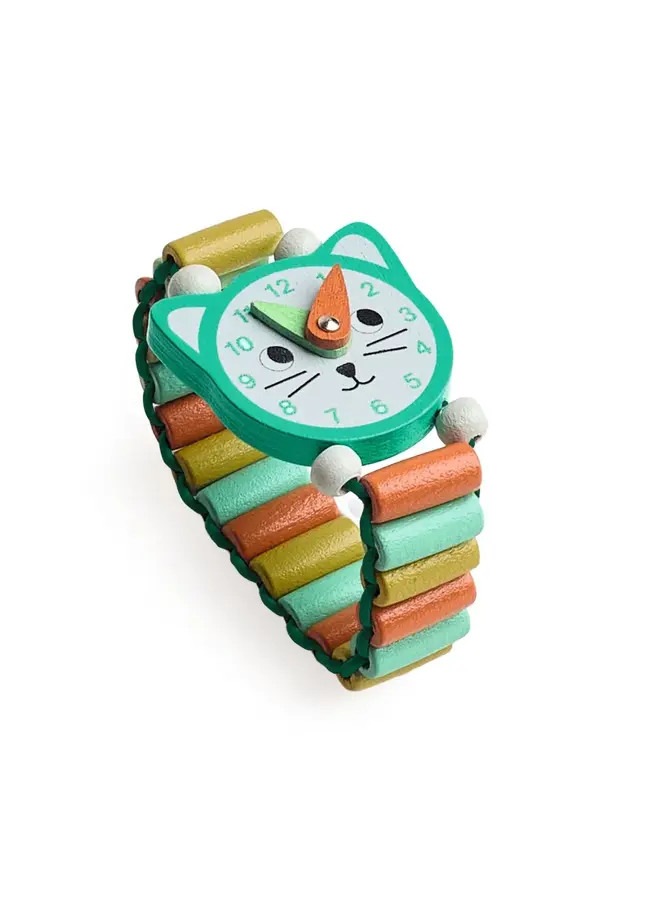 Djeco - Horloge kleine kat - DJ05570