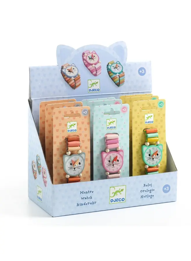 Djeco - Horloge kleine kat - DJ05570