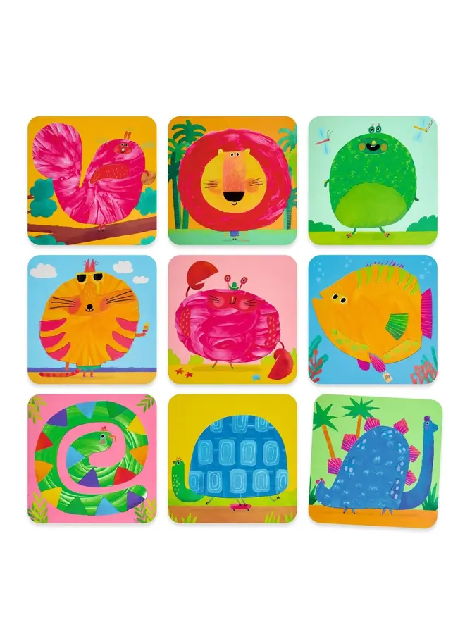 Djeco - Vingerverf - Gekke dieren - DJ00963