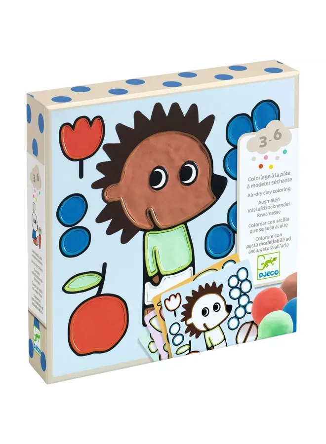 Kleuren met klei - Ondeugende tuinvriendjes - DJ00959