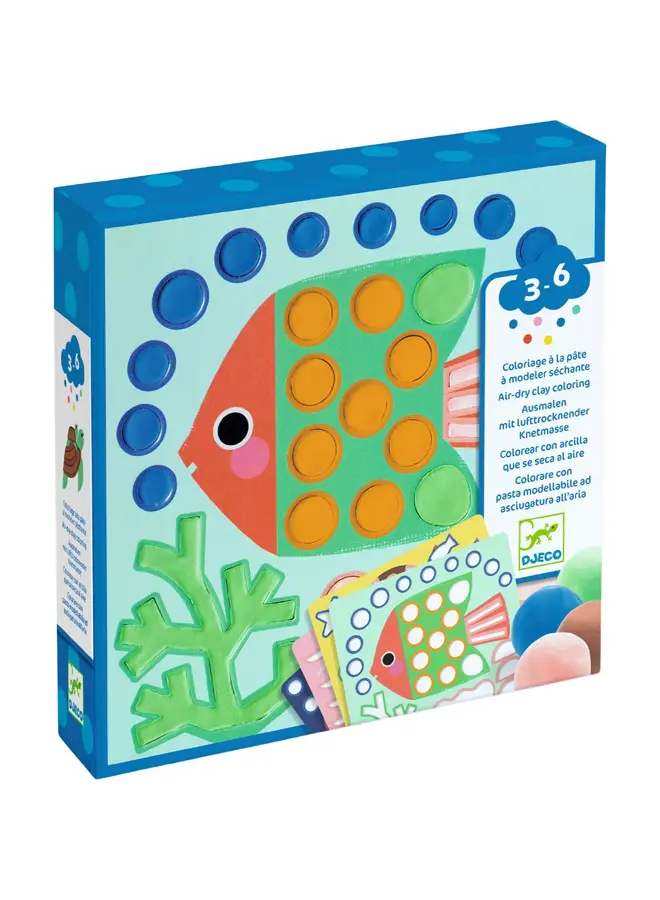 Kleuren met klei - Ondeugende zeediertjes - DJ00958