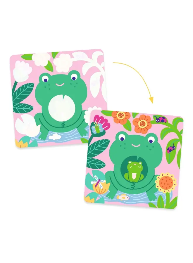 Djeco - Magisch kleuren - Babydieren uit de tuin - DJ00953
