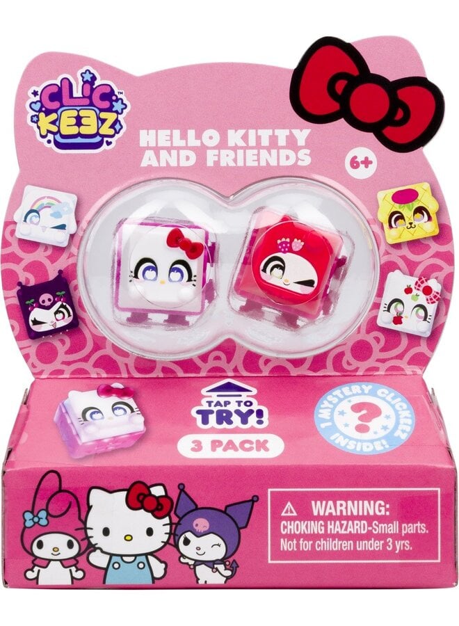Clickeez Hello Kitty & friends - 3-pack