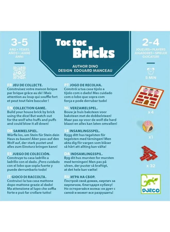 Djeco - Toc toc bricks - DJ00839